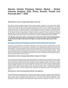 Electric Vehicle Charging Station Market 2017