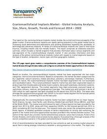 Craniomaxillofacial Implants Market 2014 World Analysis and Forecast