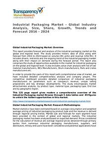Industrial Packaging Market – Analysis and Forecasts To 2024