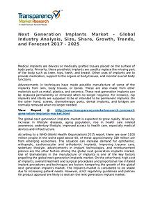 Next Generation Implants Market – Analysis and Forecasts