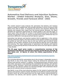 Automotive Fuel Delivery and Injection Systems 2015 Market