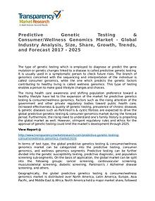 Predictive Genetic Testing & Consumer/Wellness Genomics 2017 Market