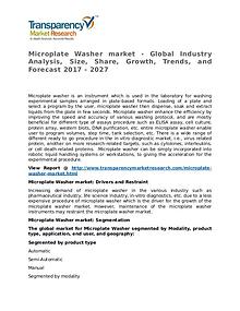 Microplate Washer Market Research Report and Forecast up to 2027