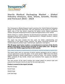 Sterile Medical Packaging Market Research Report