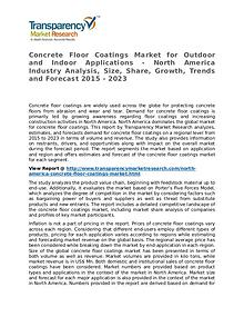 Concrete Floor Coatings Market Research Report and Forecast