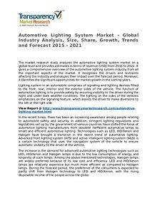 Automotive Lighting System Market Research Report and Forecast