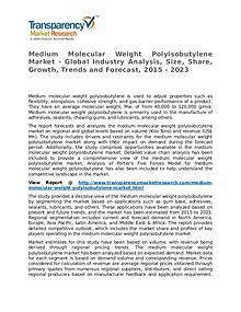 Medium Molecular Weight Polyisobutylene Market Research Report
