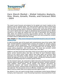 Corn Starch Market Research Report and Forecast up to 2024