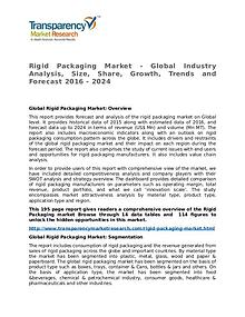 Rigid Packaging Market Research Report and Forecast up to 2024