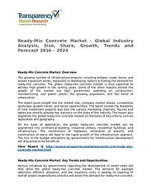 Ready-Mix Concrete Market Research Report and Forecast up to 2024