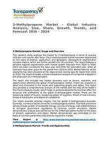 2-Methylpropene Market Research Report and Forecast up to 2024