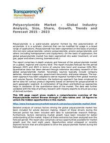 Polyacrylamide Market Research Report and Forecast up to 2023