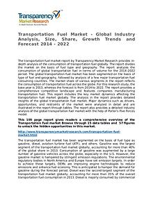 Transportation Fuel Market Research Report and Forecast up to 2022