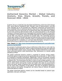 Authorized Generics Market Research Report and Forecast up to 2024