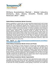 Military Exoskeleton Market Research Report and Forecast up to 2025