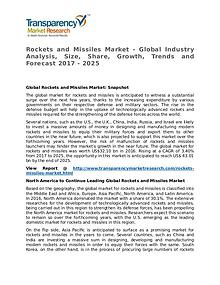 Rockets and Missiles Market Research Report and Forecast up to 2025
