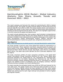 Epichlorohydrin Market Research Report and Forecast up to 2023