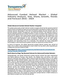 Advanced Combat Helmet Market Research Report and Forecast up to 2024