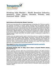Printing Inks Market Research Report and Forecast up to 2024