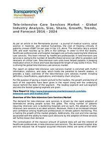 Tele-intensive Care Services Market 2016 Share,Trend and Forecast
