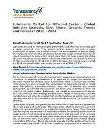 Lubricants Market 2016 Share, Trend, Segmentation and Forecast