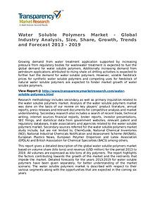 Water Soluble Polymers Market 2013 Share, Trend and Forcast