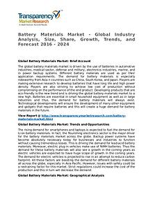 Battery Materials Market SWOT Analysis Of Top Key Player Forecasts