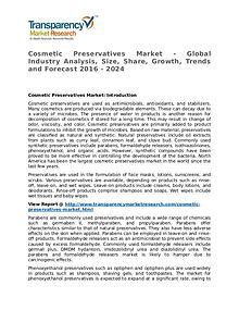 Cosmetic Preservatives Market 2016 Share, Trend and Forcast