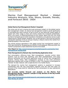 Marine Fuel Management Market 2016 Share, Trend and Forecast