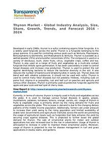 Thynon Market 2016 Share, Trend, Segmentation and Forecast to 2024