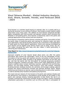 Vinyl Toluene Market SWOT Analysis Of Top Key Player Forecasts