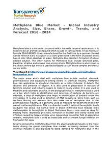 Methylene Blue Market 2016 Share, Trend, Segmentation and Forecast