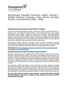 Autoclaved Aerated Concrete Market 2016 Share, Trend and Forecast