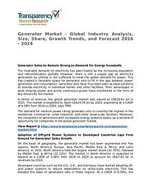 Generator Market SWOT Analysis Of Top Key Player Forecasts To 2024