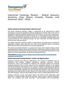 Industrial Coatings Market 2016 Share, Trend and Forecast
