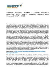 Polymer Bearing Market 2017 Share, Trend, Segmentation and Forecast