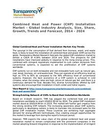 Combined Heat and Power Installation Market 2016 Share and Forecast