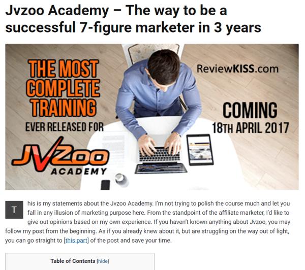 Jvzoo Academy Review and BONUS LIBRARY for you!