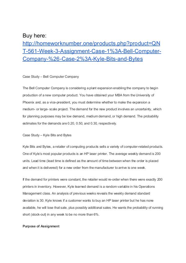 Qnt 561 week 3 superfun toys case study 03 picture