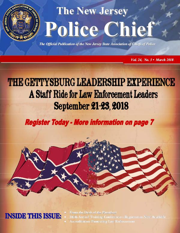 The NJ Police Chief Magazine Volume 24, Number 3