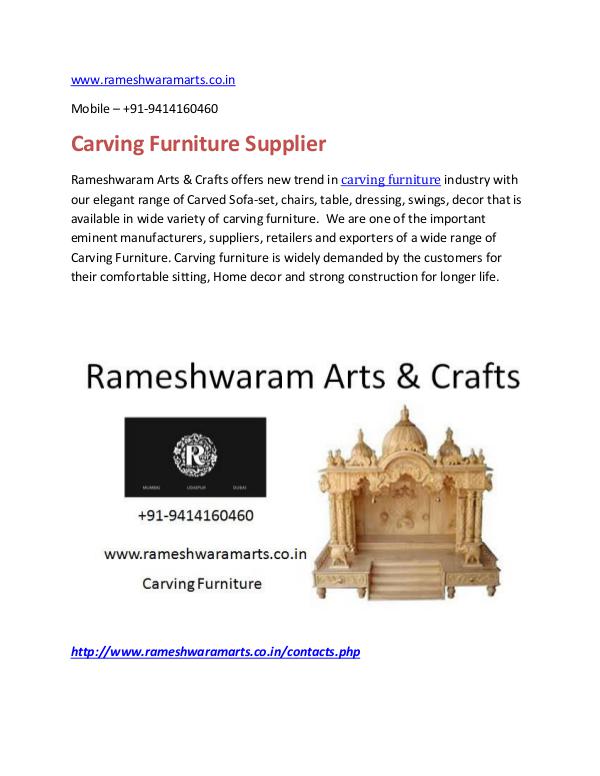 Carving Furniture Supplier Crving Furniture Supplier