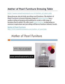 Mother of Pearl Furniture