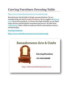 Carving Furniture Supplier