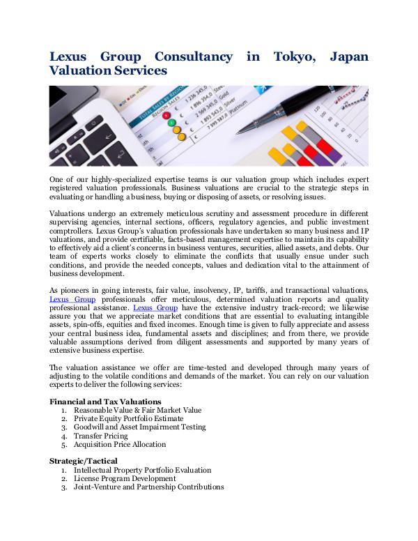 Valuation Services