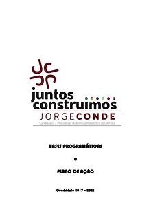 Jorge Conde - Bases Programáticas da Candidatura a Presidente do IPC