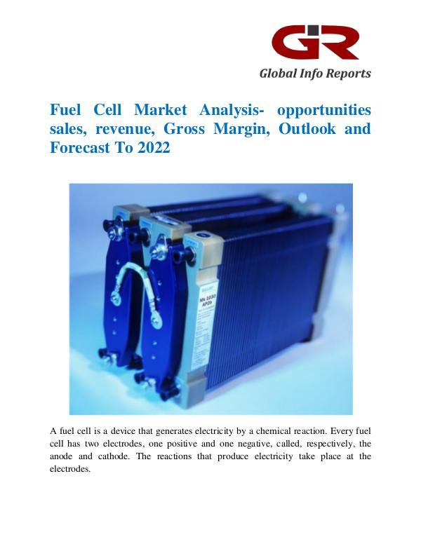 Global Info Research- market Research Reports Fuel Cell Market