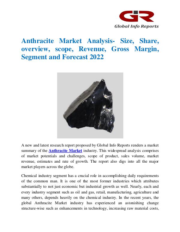 Global Info Research- market Research Reports Global Anthracite Market