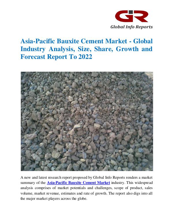 Asia-Pacific Bauxite Cement Market