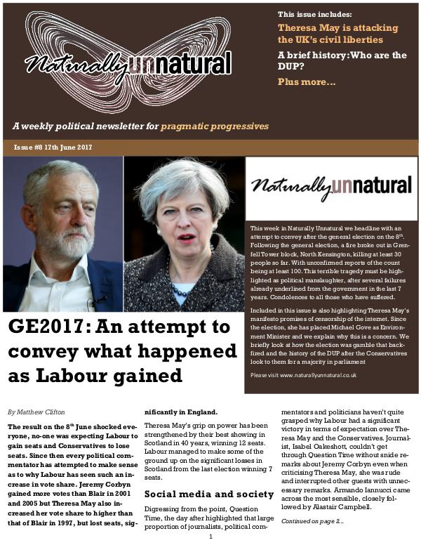 Naturally Unnatural Issue #8 17th June 2017