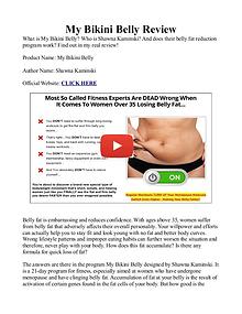My Bikini Belly PDF / Workout Reviews